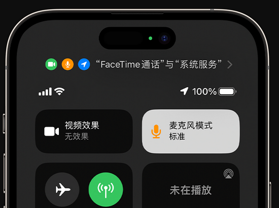 长海苹果授权维修网点分享iPhone在通话时让你的声音更清晰 