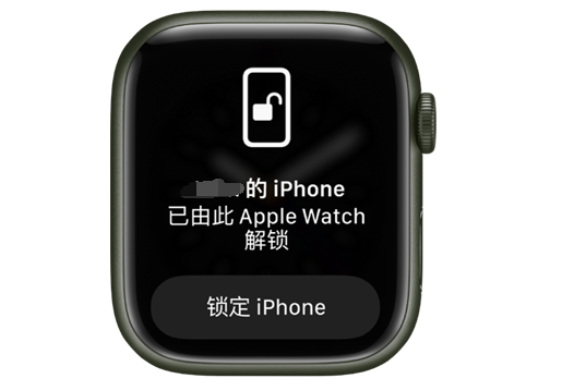 长海苹果手机维修分享用 AppleWatch 解锁配备面容 ID 的 iPhone方法 