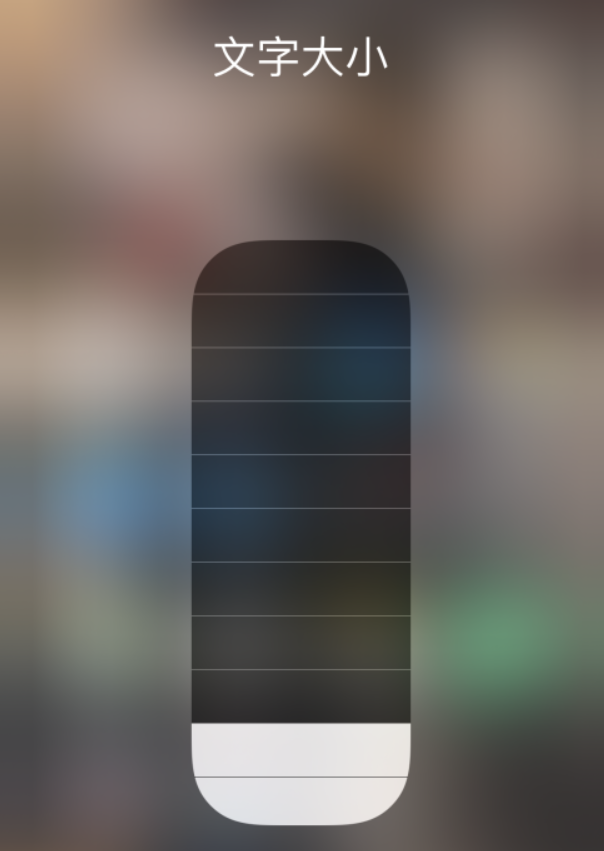长海苹果手机维修分享小技巧：在 iPhone 控制中心快速调节字体大小 